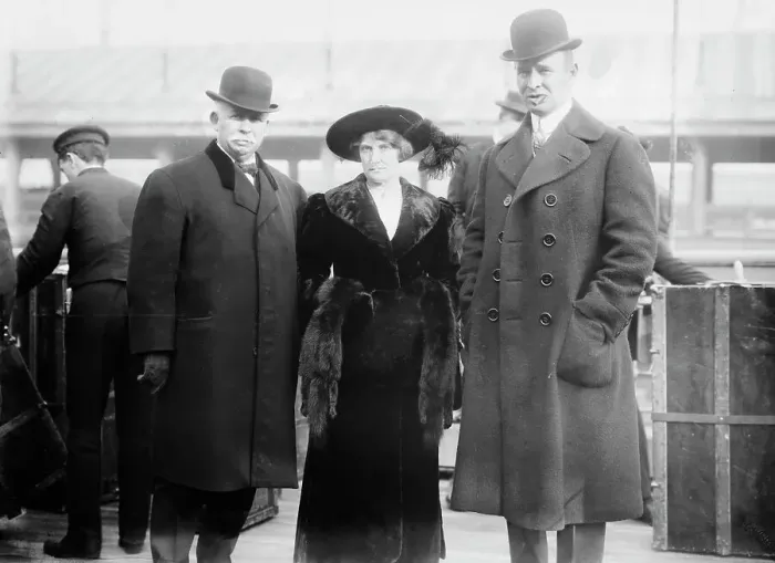 Framed Print : Arthur Irwin, Mr. & Mrs. Frank Chance, 1913. Creator: Bain News Service Framed Print : Arthur Irwin, Mr. & Mrs. Frank Chance, 1913. Creator: Bain News Service