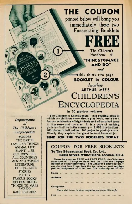 Framed Print : Arthur Mees Childrens Encyclopedia, 1935 Framed Print : Arthur Mees Childrens Encyclopedia, 1935
