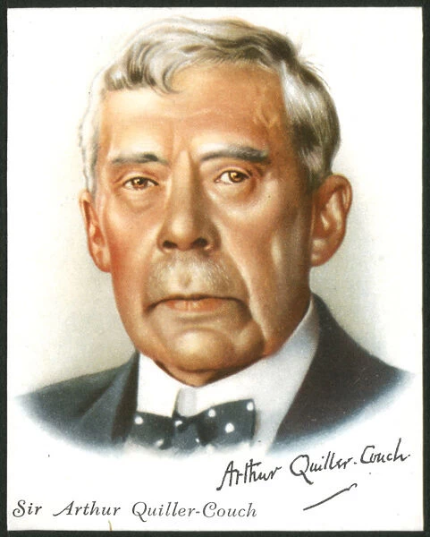 Arthur Quiller-Couch, English poet, novelist, anthologist and critic, c1927