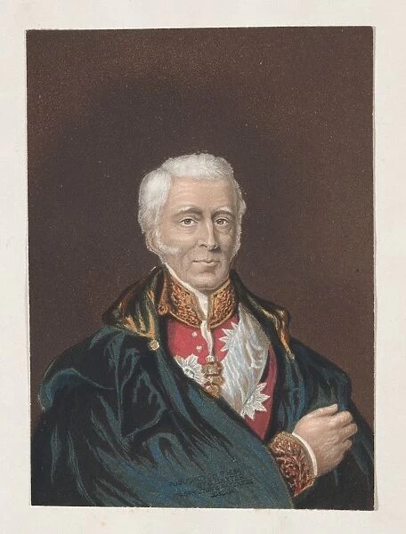Arthur Wellesley, Duke of Wellington, 1854. Creator: George Baxter (British, 1804-1867)