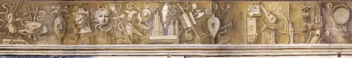 Framed Print : Arti liberali. Frieze in the Casa Pellizzari, c. 1500. Artist: Giorgione (1476-1510) Framed Print : Arti liberali. Frieze in the Casa Pellizzari, c. 1500. Artist: Giorgione (1476-1510)