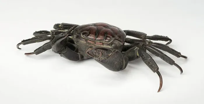 Framed Print : Articulated crab, 19th century. Creator: Unknown Framed Print : Articulated crab, 19th century. Creator: Unknown