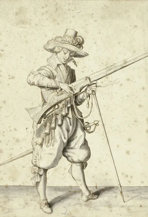 Framed Print : Artilleryman, n.d. Creators: Unknown, Jacques de Gheyn II Framed Print : Artilleryman, n.d. Creators: Unknown, Jacques de Gheyn II