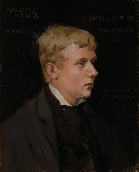 Framed Print : The Artist Aukusti Uotila, study for Duke Karl Insulting the Corpse of Klaus Fleming, 1878. Creator: Albert Edelfelt Framed Print : The Artist Aukusti Uotila, study for Duke Karl Insulting the Corpse of Klaus Fleming, 1878. Creator: Albert Edelfelt