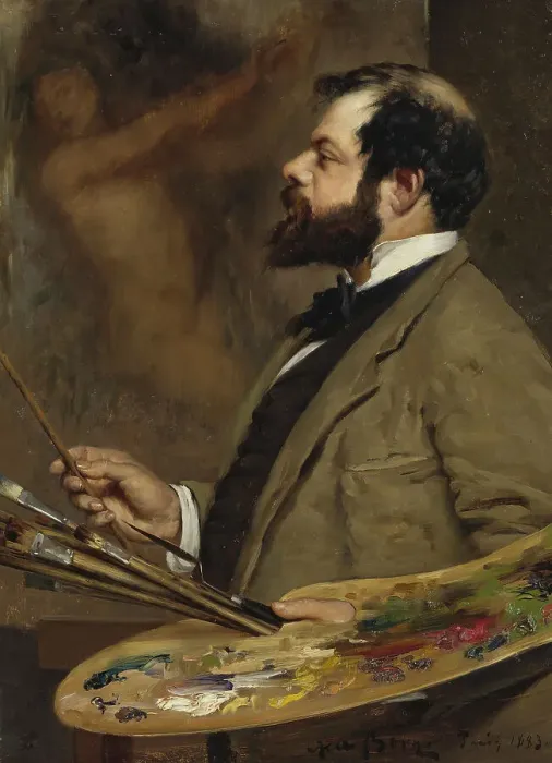 Framed Print : The Artist Ernst Josephson, 1883. Creator: Axel Leonard Borg Framed Print : The Artist Ernst Josephson, 1883. Creator: Axel Leonard Borg