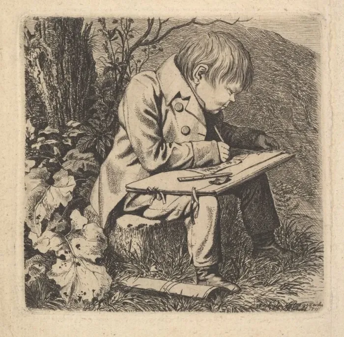 Framed Print : The Artist Hoffman, 1815. Creator: Johann Christian Erhard Framed Print : The Artist Hoffman, 1815. Creator: Johann Christian Erhard