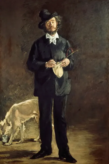 Framed Print : The Artist. Portrait of Marcellin Desboutin, 1875. Creator: Manet, Édouard (1832-1883) Framed Print : The Artist. Portrait of Marcellin Desboutin, 1875. Creator: Manet, Édouard (1832-1883)