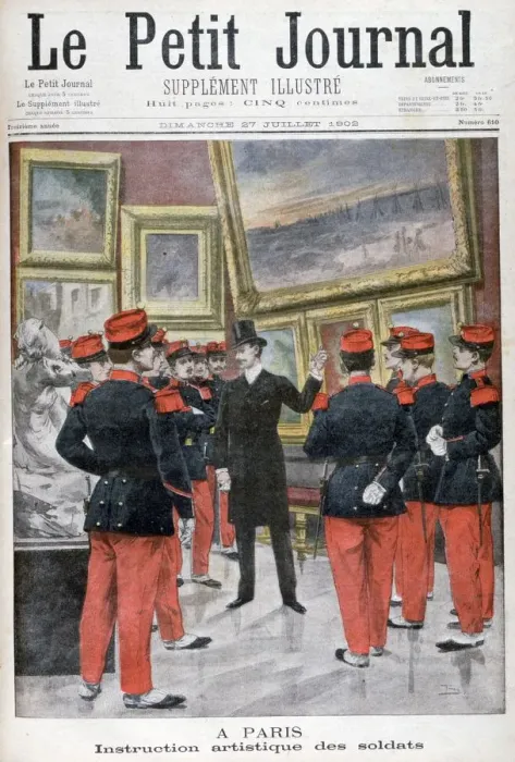 Framed Print : Artistic instruction of French soldiers at the Salon, Paris, 1902 Framed Print : Artistic instruction of French soldiers at the Salon, Paris, 1902