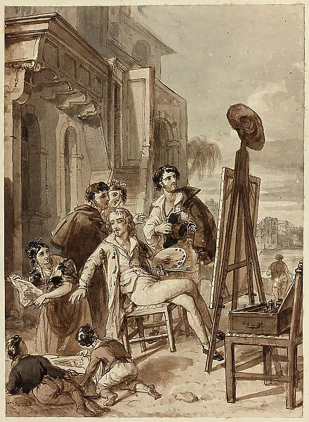 Artists and Amateurs, February 24, 1832. Creator: John Partridge