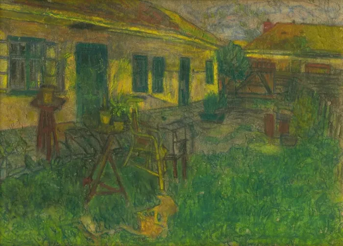 Framed Print : The Artist's Birthplace, 1911-1912. Creator: Konstantin Kovari-Kacmarik. The Artist's Birthplace, 1911-1912. Creator: Konstantin Kovari-Kacmarik Framed Print : The Artist's Birthplace, 1911-1912. Creator: Konstantin Kovari-Kacmarik. The Artist's Birthplace, 1911-1912. Creator: Konstantin Kovari-Kacmarik