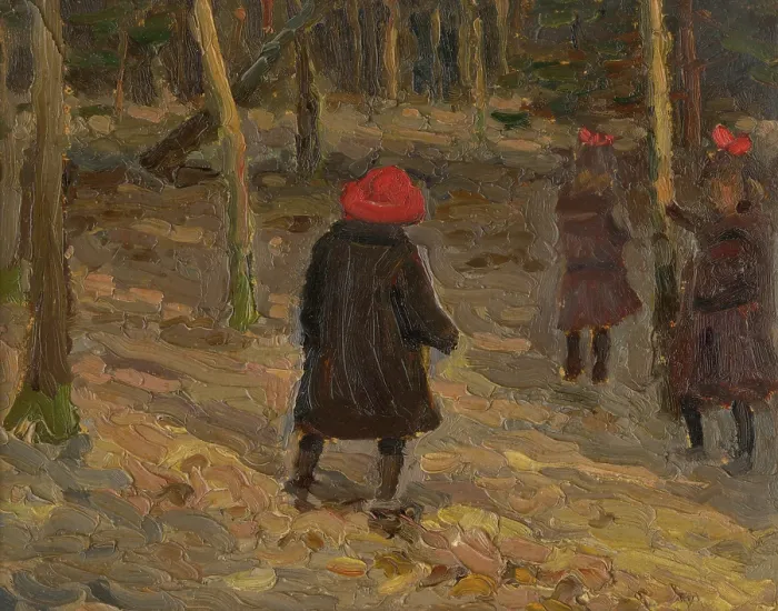 Framed Print : The artist's children in the park, c1930. Creator: Teodor Jozef Mousson. The artist's children in the park, c1930. Creator: Teodor Jozef Mousson Framed Print : The artist's children in the park, c1930. Creator: Teodor Jozef Mousson. The artist's children in the park, c1930. Creator: Teodor Jozef Mousson