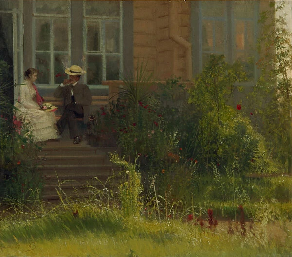 Artists Dacha at Siverskaya, 1883. Artist: Kramskoi, Ivan Nikolayevich (1837-1887)