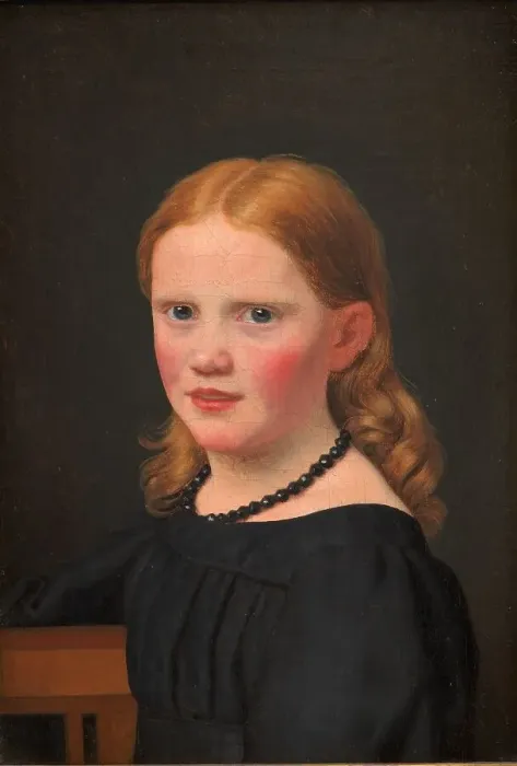 Framed Print : The Artist's Daughter, Emilie, 1827. Creator: CW Eckersberg Framed Print : The Artist's Daughter, Emilie, 1827. Creator: CW Eckersberg