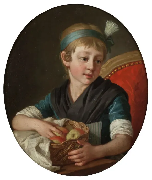 Framed Print : The Artist's Daughter Wilhelmina, 1783. Creator: Per Krafft the Elder Framed Print : The Artist's Daughter Wilhelmina, 1783. Creator: Per Krafft the Elder