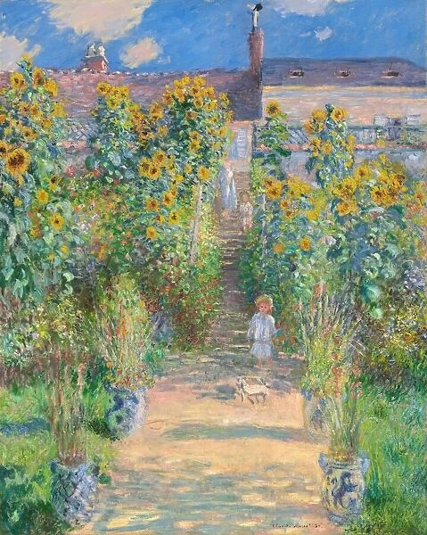 The Artist's Garden at Vétheuil, 1881. Creator: Claude Monet