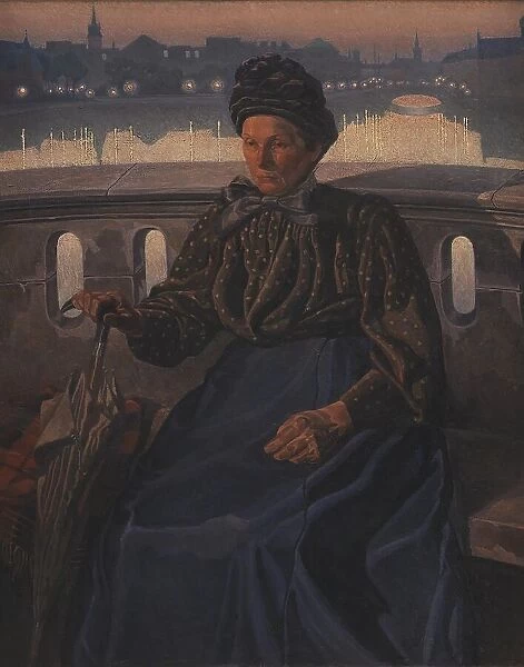 The Artist's Mother, 1908. Creator: Edvard Weie