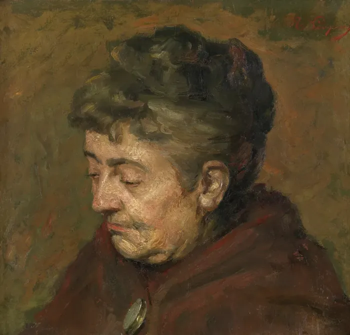 Framed Print : The Artist's Mother. Creator: Romain Looymans Framed Print : The Artist's Mother. Creator: Romain Looymans