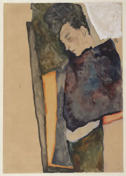 Framed Print : The Artists Mother Sleeping, 1911 Framed Print : The Artists Mother Sleeping, 1911
