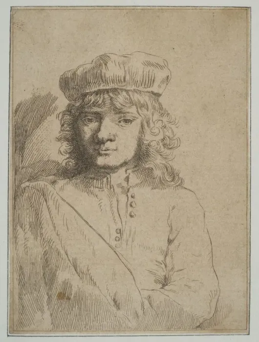 Framed Print : The Artists Son, Titus (copy), ca. 1656. Creator: Unknown Framed Print : The Artists Son, Titus (copy), ca. 1656. Creator: Unknown