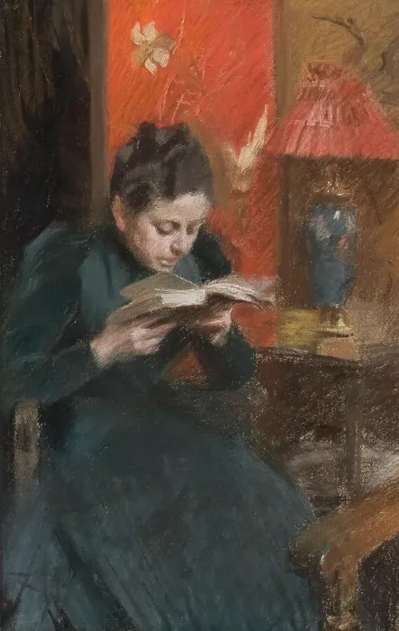 Framed Print : The Artist's Wife, 1889. Creator: Anders Leonard Zorn Framed Print : The Artist's Wife, 1889. Creator: Anders Leonard Zorn