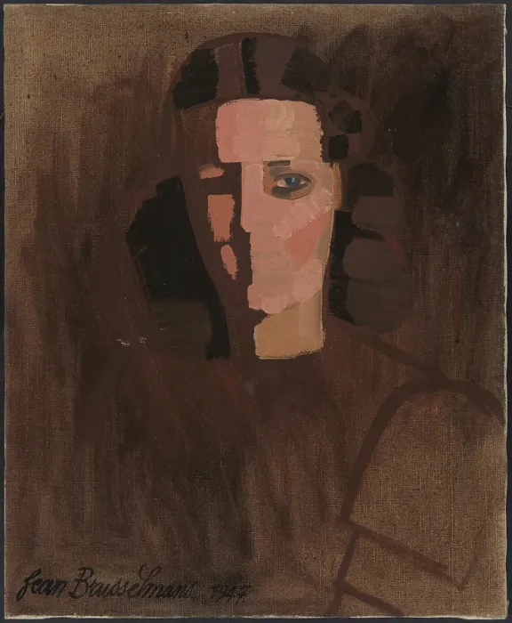 Framed Print : The Artist's Wife, 1947. Creator: Jean Brusselmans Framed Print : The Artist's Wife, 1947. Creator: Jean Brusselmans