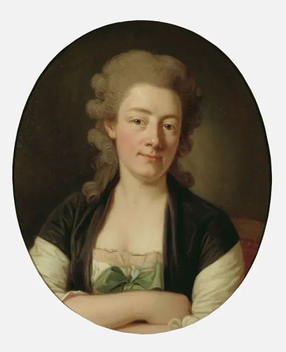 Framed Print : The Artist's Wife Maria Wilhelmina, 18th century. Creator: Per Krafft the Elder Framed Print : The Artist's Wife Maria Wilhelmina, 18th century. Creator: Per Krafft the Elder