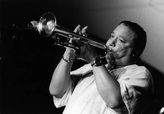 Framed Print : Arturo Sandoval, Brecon Jazz Festival, 1997. Creator: Brian Foskett Framed Print : Arturo Sandoval, Brecon Jazz Festival, 1997. Creator: Brian Foskett