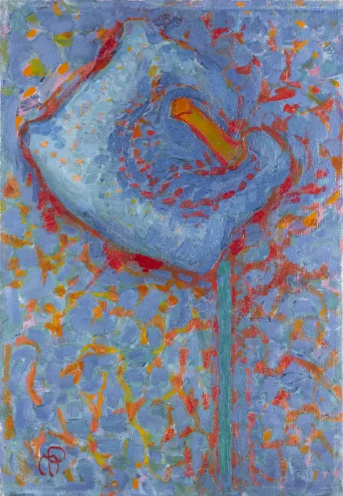 Framed Print : Arum Lily, 1908-1909. Creator: Mondrian, Piet (1872-1944) Framed Print : Arum Lily, 1908-1909. Creator: Mondrian, Piet (1872-1944)