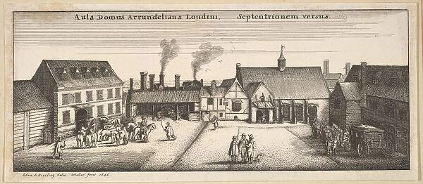Arundel House from the North, copy, 17th century (?). Creator: Wenceslaus Hollar