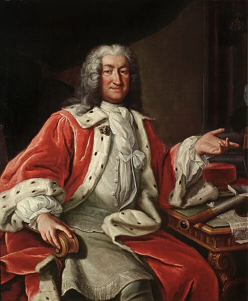 Arvid Bernard Horn of Ekebyholm, 1664-1742, 18th century. Creator: Lorens Pasch the Elder