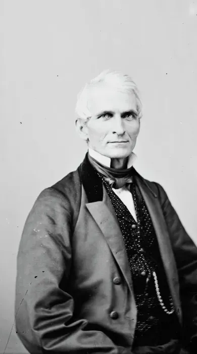Framed Print : Asahel Wheeler Hubbard of Iowa, between 1855 and 1865. Creator: Unknown Framed Print : Asahel Wheeler Hubbard of Iowa, between 1855 and 1865. Creator: Unknown