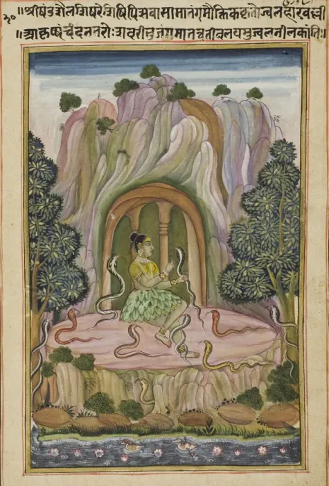 Framed Print : Asavari Ragini, page from a Garland of Musical Ragas (Ragamala) Set Framed Print : Asavari Ragini, page from a Garland of Musical Ragas (Ragamala) Set