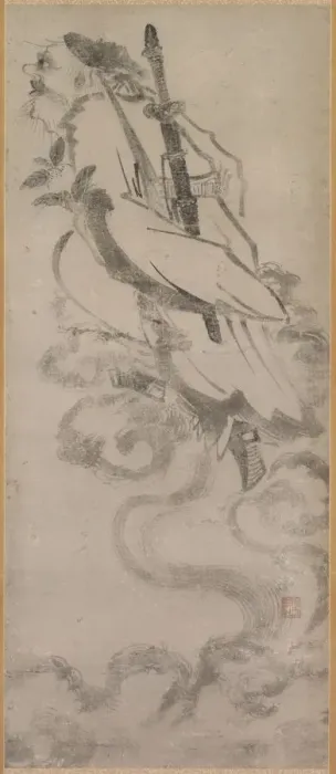 Framed Print : The Ascending Daoist Immortal, 18th century. Creator: Unknown