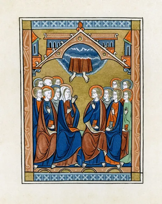 Framed Print : The Ascension, 1250-1260 Framed Print : The Ascension, 1250-1260