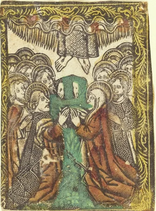 Framed Print : The Ascension, 1460 / 1480. Creator: Master of the Borders with the Four Fathers of the Church Framed Print : The Ascension, 1460 / 1480. Creator: Master of the Borders with the Four Fathers of the Church