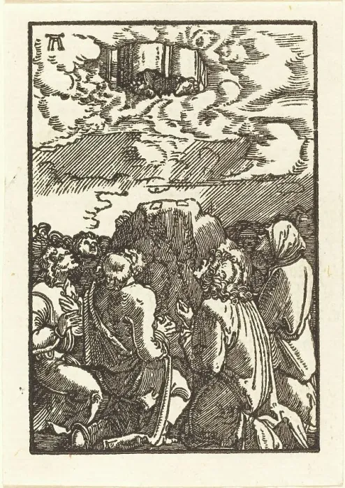 Framed Print : The Ascension, c. 1513. Creator: Albrecht Altdorfer Framed Print : The Ascension, c. 1513. Creator: Albrecht Altdorfer