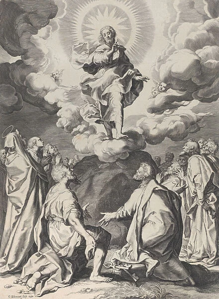 The Ascension, ca. 1593. Creator: Cornelis Bloemaert