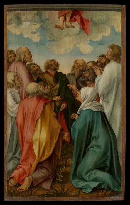 Framed Print : The Ascension of Christ, 1513. Creator: Hans von Kulmbach Framed Print : The Ascension of Christ, 1513. Creator: Hans von Kulmbach