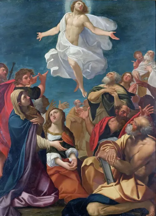 Framed Print : Ascension of Christ, c1640. Creator: Jacopo Cavedone Framed Print : Ascension of Christ, c1640. Creator: Jacopo Cavedone
