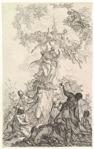 The Ascension of Christ, ca. 1750. Creator: Johann Ignatz Zimbal
