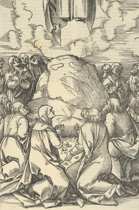 Framed Print : The Ascension of Christ, from Speculum passionis domini nostri Ihesu Christi, 1507 Framed Print : The Ascension of Christ, from Speculum passionis domini nostri Ihesu Christi, 1507