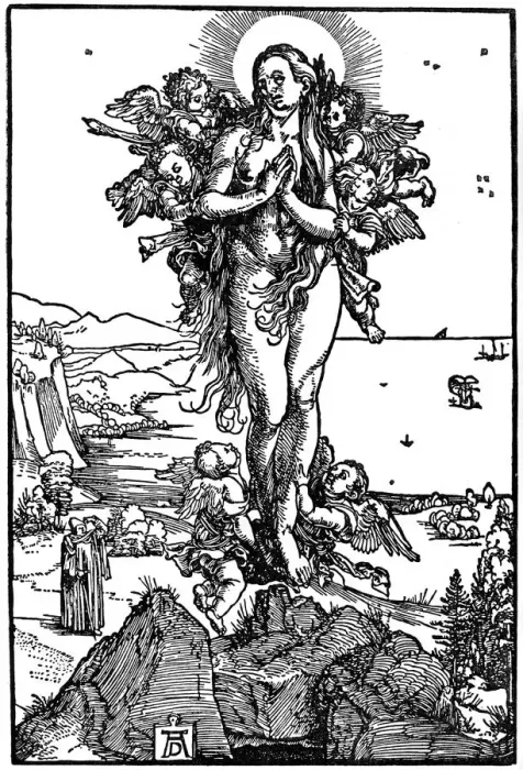 Framed Print : Ascension of Maria Magdalena, 1507-1510, (1936). Artist: Albrecht Durer Framed Print : Ascension of Maria Magdalena, 1507-1510, (1936). Artist: Albrecht Durer