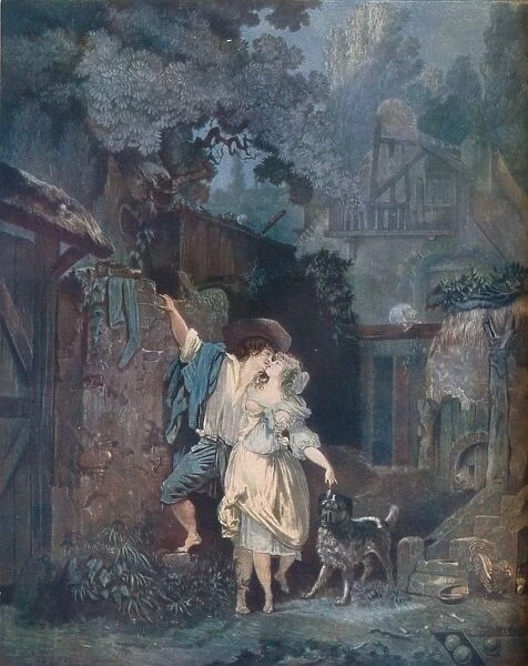 The Ascent, or The Morning Farewell (L?escalade, ou les adieux du matin), 1787. Artist: Philibert Louis Debucourt