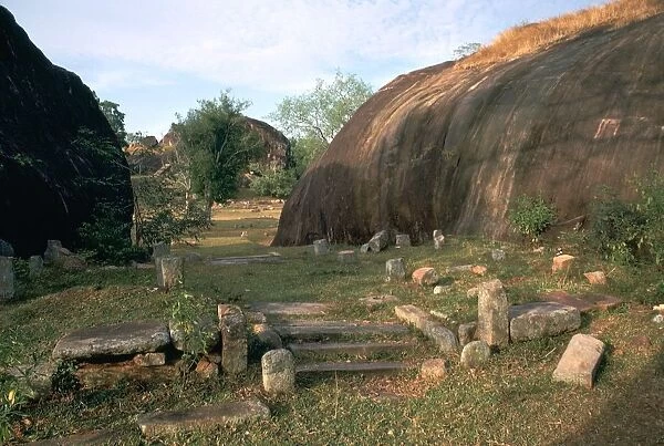Ascetic rock-shelters for Buddhist monks in Anuradaphura, 2nd century BC