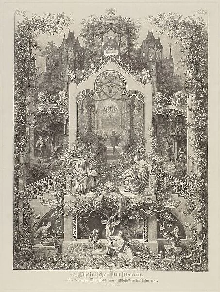 Aschenputtel (Cinderella), 1847. Creator: Eugen Napoleon Neureuther