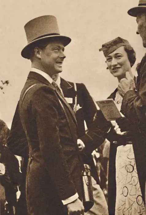 Framed Print : Ascot, June, 1935 - King Edward, then Prince of Wales, with Mrs. Simpson, 1937 Framed Print : Ascot, June, 1935 - King Edward, then Prince of Wales, with Mrs. Simpson, 1937