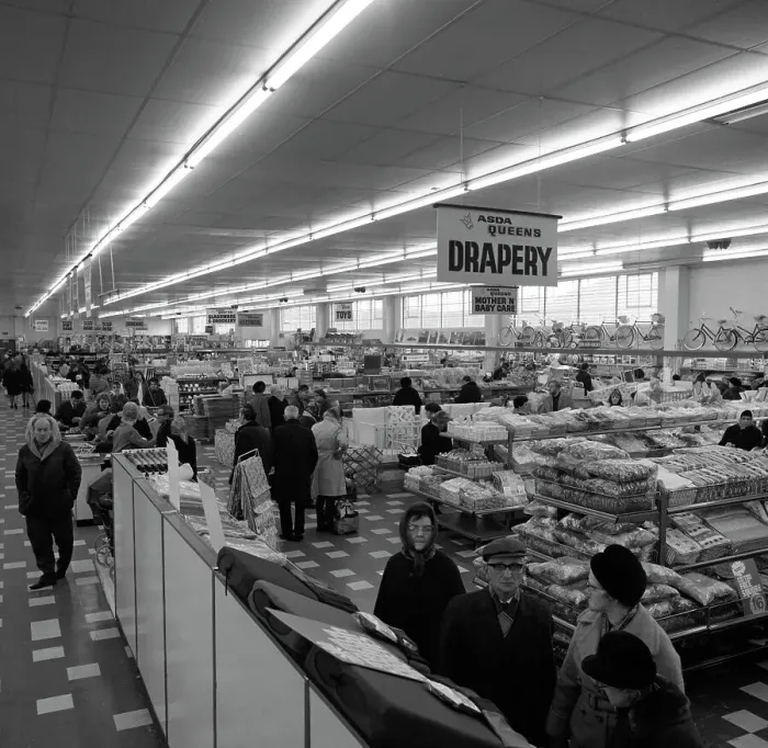 Framed Print : The ASDA supermarket in Rotherham, South Yorkshire, 1969. Artist: Michael Walters Framed Print : The ASDA supermarket in Rotherham, South Yorkshire, 1969. Artist: Michael Walters