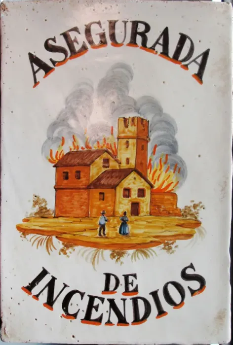 Framed Print : Asegurada de incendios, Second Half of the 19th cen Creator: Anonymous Framed Print : Asegurada de incendios, Second Half of the 19th cen Creator: Anonymous