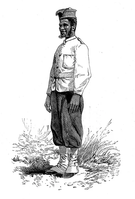 Framed Print : The Ashantee War: uniform for the soldiers of the expedition, 1873. Creator: Unknown Framed Print : The Ashantee War: uniform for the soldiers of the expedition, 1873. Creator: Unknown