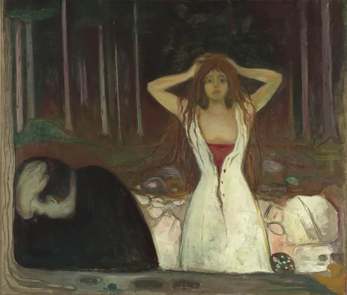 Framed Print : Ashes, 1895. Creator: Edvard Munch Framed Print : Ashes, 1895. Creator: Edvard Munch